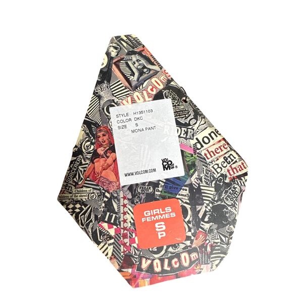 Volcom Girls Mona Snowboard Pants Red Small NWT Snow Ski Streetwear - Picture 2 of 6